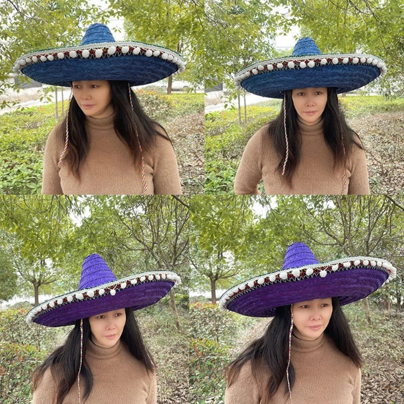 Mini Mexicans Sombrero Hat Simple Straw  Hat