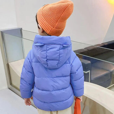 Winter hooded warm jacket boys girls clothing