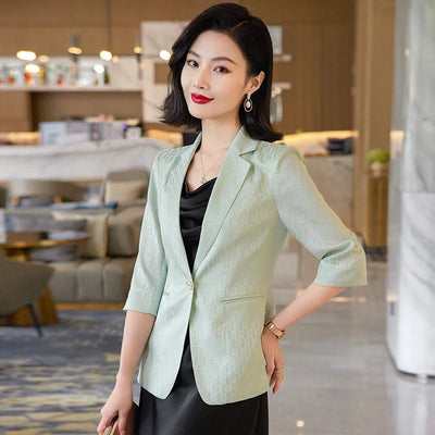 Mexico Slim Jacket Office Ladies Work Coat