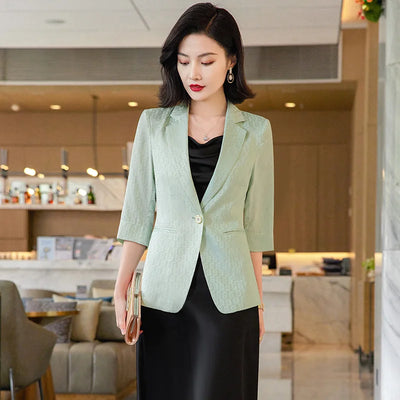 Mexico Slim Jacket Office Ladies Work Coat