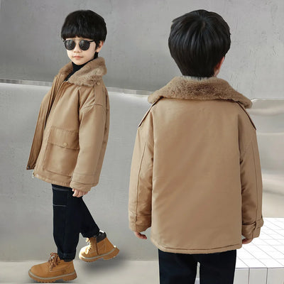 Boys Coat Jacket Thick Warm Coat For Boys