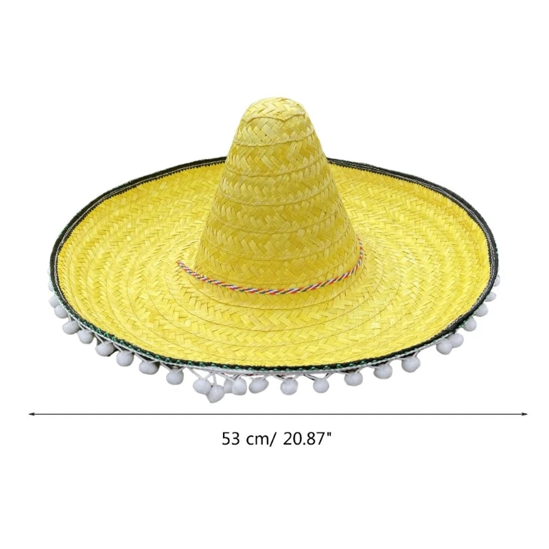 Mini Mexicans Sombrero Hat Simple Straw  Hat