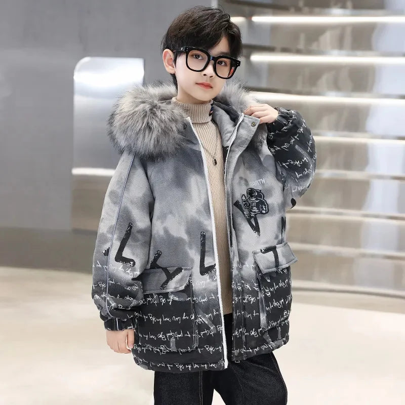 Boys jackets Winter New Teenagers Kids