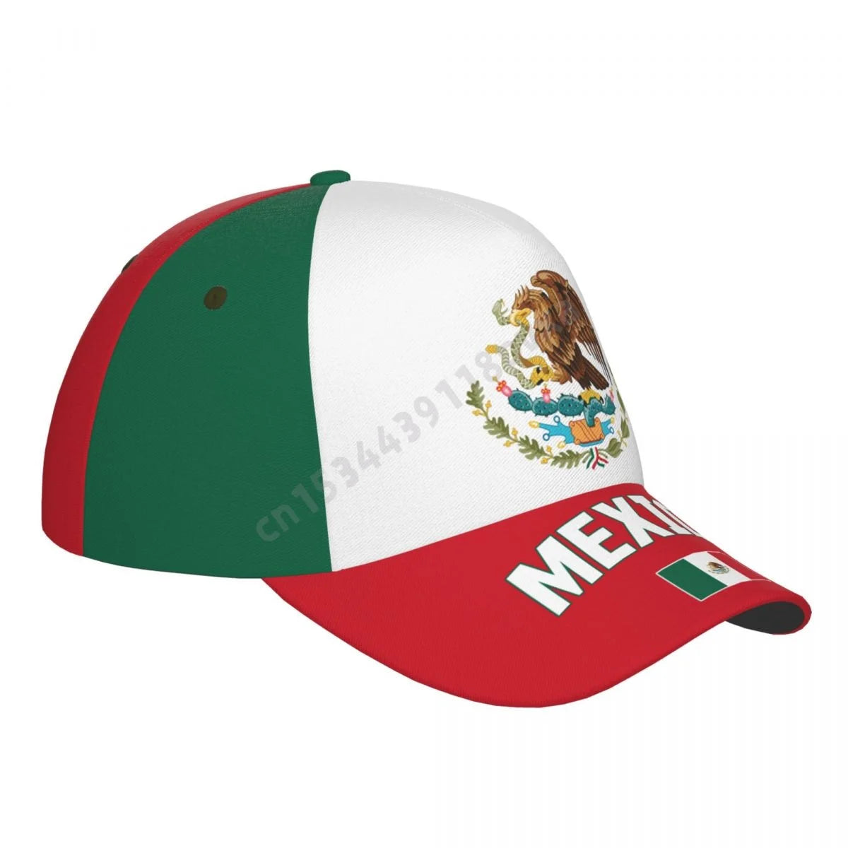 Unisex Mexico Flag Mexican Adult Baseball Cap