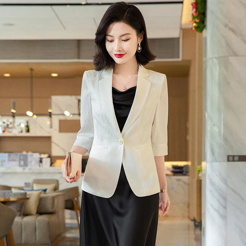 Mexico Slim Jacket Office Ladies Work Coat